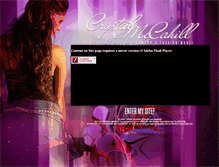 Tablet Screenshot of crystalmccahill.com